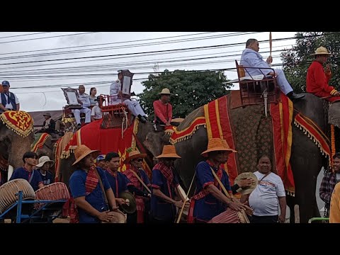 ขบวนแห่พัดยศหลวงพ่อวัดศรีโพธิ์