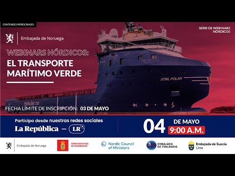 Webinar Nórdicos: El transporte marítimo verde