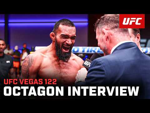 브렌드슨 리베이로의 옥타곤 인터뷰 | UFC Vegas 122