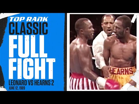 Sugar Ray Leonard vs Thomas Hearns 2 | ON THIS DAY FULL FIGHT | JUNE 12, 1989