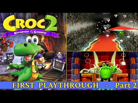 Croc 2 Kingdom of the Gobbos | First Playthrough | PS5 | Part  2
