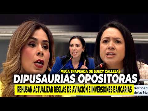 🚨DIPUSAURIAS OPOSITORAS REHUSAN ACTUALIZAR REGLAS DE AVIACIÓN E INVERSIÓNES BANCARIAS