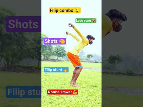 #flip 👉combo  #trending🔥 #backflip🥳 #stunt #viralvideo👍   #viralshorts 🤏#reaction😀 #public 🤗 bikky 👌