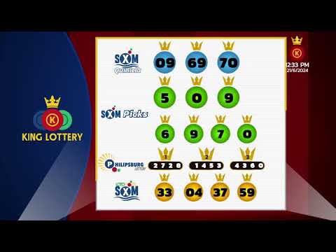 King Lottery SXM EN VIVO ? Resultados Viernes 21 Junio 2024 - 12:30PM