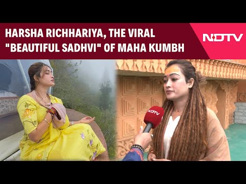 Maha Kumbh News | Harsha Richhariya, The Viral "Beautiful Sadhvi" Of Maha Kumbh 2025