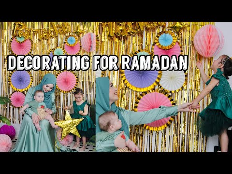 Getting the Ramadan decorations up ft EIDPARTY ad