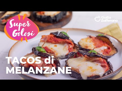 TACOS di MELANZANE - APERITIVO SUPER ORIGINALE!😍🍆💜