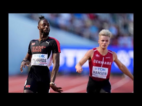 Jereem Richards In Finals Of Men's 200M Final At IAAF World Athletics Championships