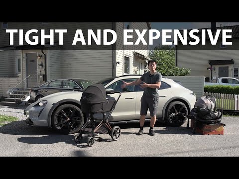 Porsche Taycan Cross Turismo car seat and stroller test