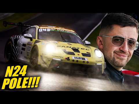 N24 POLE! Surviving Freezing Rain in the Dark! // Porsche GT3 Cup