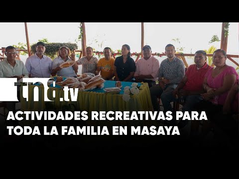 Masaya desarrolla actividades recreativas para toda la familia - Nicaragua
