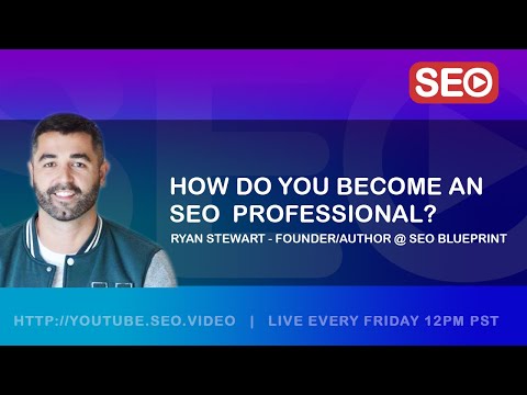 ? How To Become an SEO Professional: Ryan Stewart, Author/Founder @ SEO Blueprint, Answers!