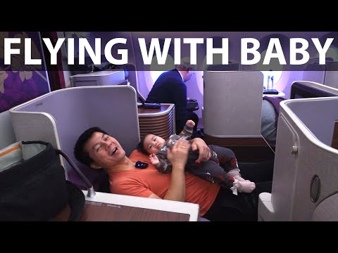 Traveling from Oslo to Chiang Mai with 6 month baby in Thai Airways Airbus A350-900