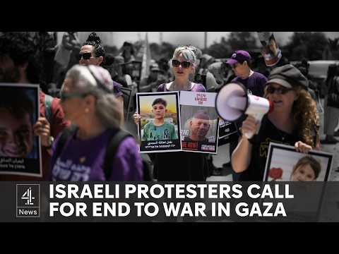 Israel protesters demand more as ‘spoonful of aid’ crosses into Gaza