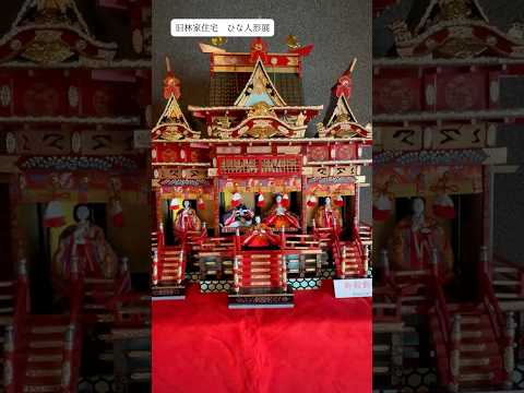 【国重要文化財】旧林家住宅　ひな人形展　#岡谷市#旧林家住宅#国重要文化財