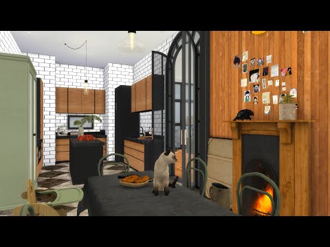 MY NEW LETS PLAY CC BUILD | The Sims 4 CC Speed Build