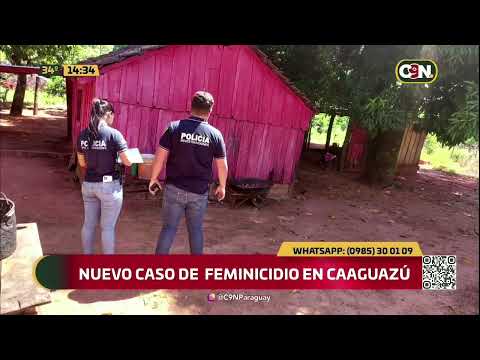 Presunto nuevo caso de feminicidio en Caaguazú