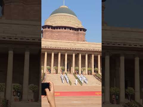 Rashtrapati Bhavan Music band 🎷🥁#rashtrapatibhavan #changeofguard #musicband #youtubeshorts #shorts