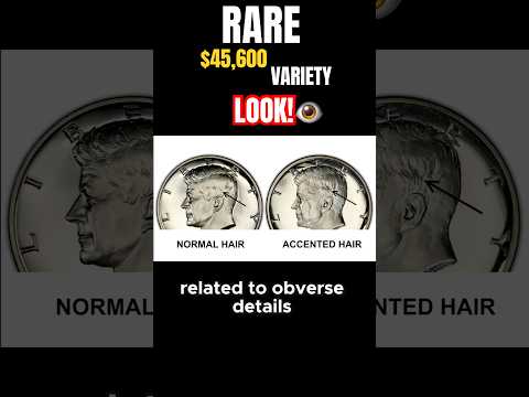 $45,600 Accented Hair Kennedy Half Dollar! 🪙