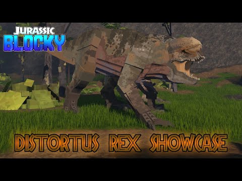 Distortus Rex Showcase | Jurassic Blocky Roblox