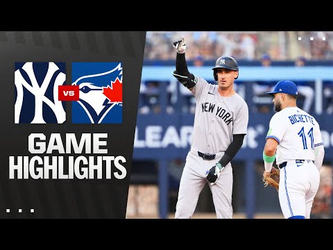 Yankees vs. Blue Jays Game Highlights (7/22/25) | MLB Highlights