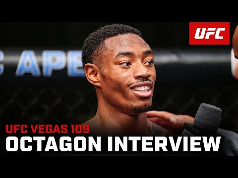 Elijah Smith Octagon Interview | UFC Vegas 109