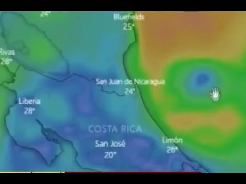 La comisión nacional de emergencias en Costa Rica declaró alerta roja en varios putos del país