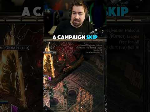 Campaign Skip is a BAD Idea in Path of Exile