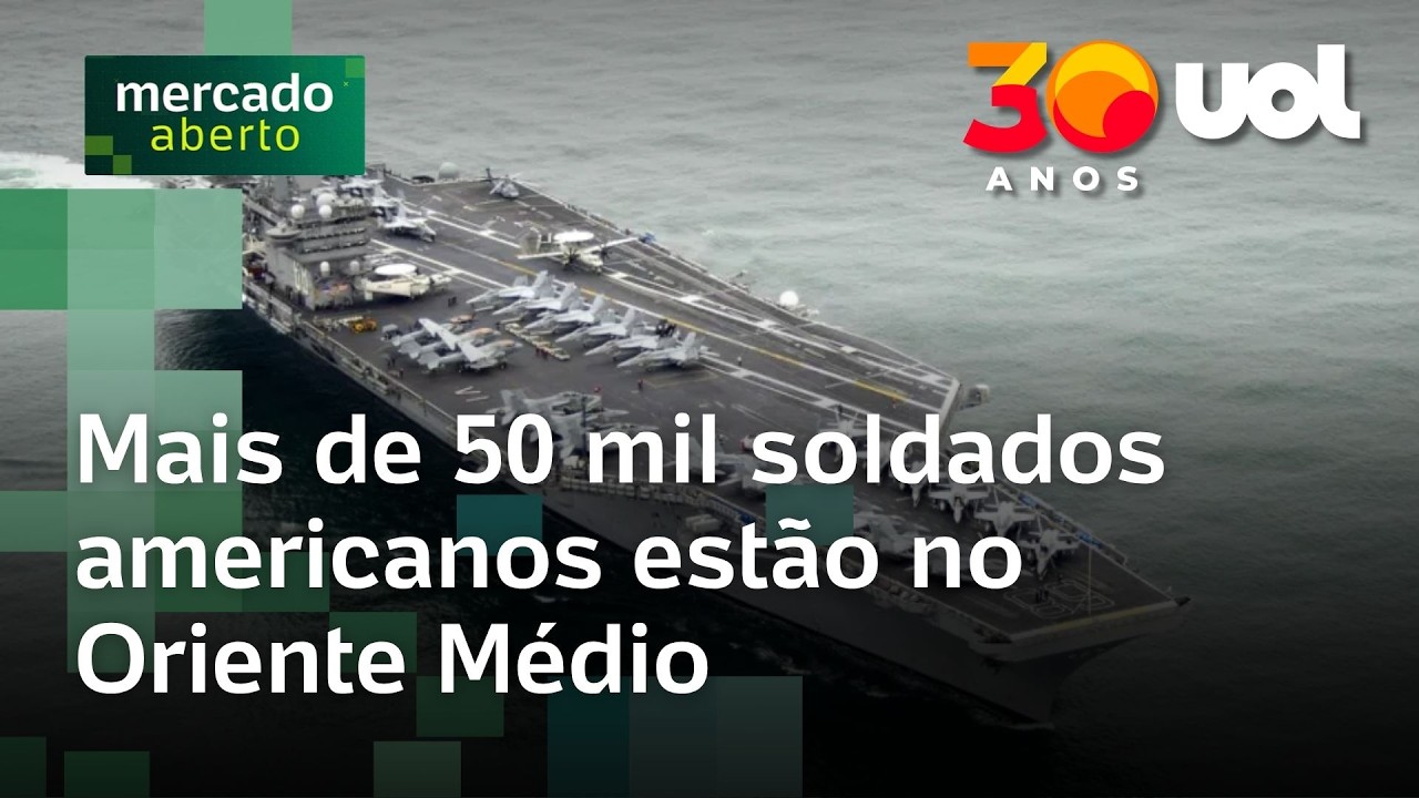 EUA chegam a 50 mil soldados no Oriente Médio em meio à guerra com Irã