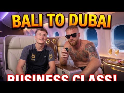 Leaving Bali for Dubai Business Class!