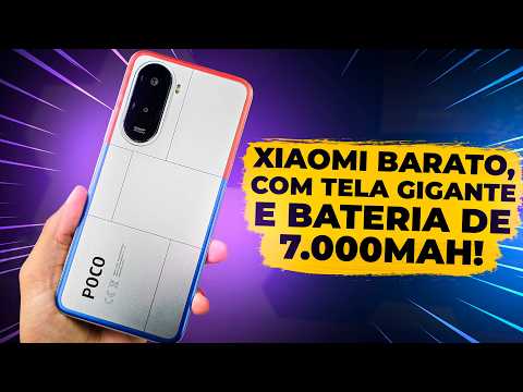 COMPREI O CELULAR XIAOMI BARATO QUE VALE A PENA! POCO M7 UNBOXING E IMPRESSÕES