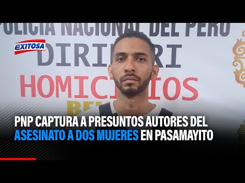 Cercado de Lima: PNP captura a presuntos autores del asesinato a dos mujeres en Pasamayito
