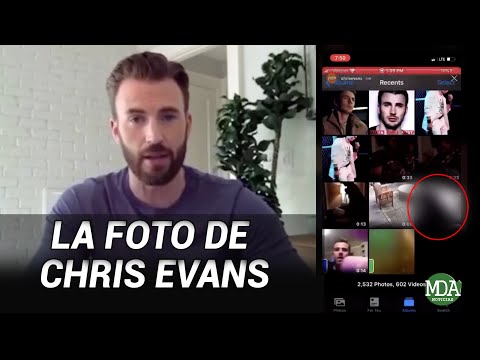 La FOTO ÍNTIMA que CHRIS EVANS habría subido por error