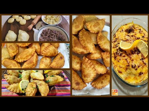بوراك العجين بالسميد🇩🇿 بسباس في الفرن/bourek pâte fraîche recette authentique /gratin de fenouil