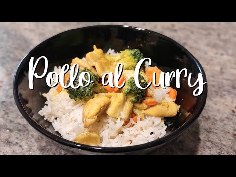 Pollo al Curry con Nata Receta Fácil -  @Recetas de Cocina