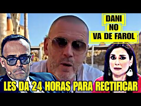 DANI ESTEVE, DESOKUPA, DA 24 HORAS PARA RECTIFICAR A RISTO MEJIDE Y MARTA FLICH