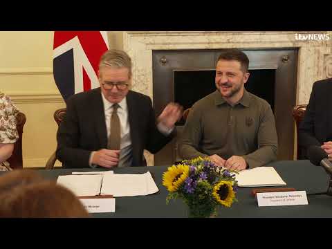 Zelenskyy becomes first foreign leader to address UK Cabinet this century