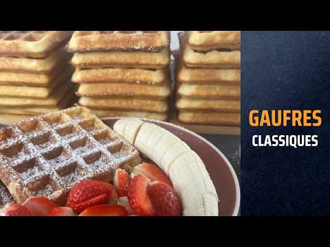 Gaufre | Recette de base | Simple et moelleux |