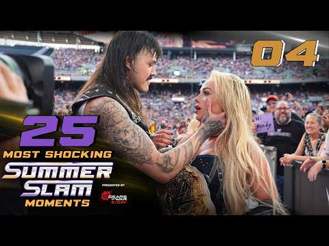 Dominik Mysterio kisses Liv Morgan, betrays Rhea Ripley: 25 Most Shocking SummerSlam Moments