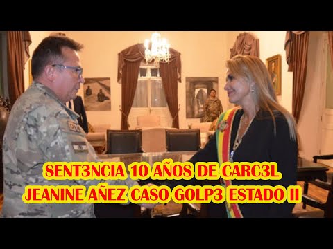 JEANINE AÑEZ FUE S3NTENCIADA 10 AÑOS C4RCEL Y EXCOMANDANTE WILIAMS KALIMAN Y GENERAL CALDERON