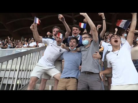 Euro-2020: les supporters célèbrent l'ouverture du score de la France | AFP Images