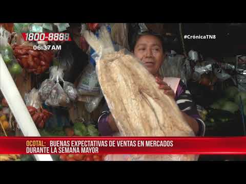 Comerciantes en Ocotal tienen buenas expectativas de ventas durante semana santa - Nicaragua