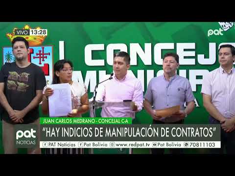 Concejal Juan Carlos Medrano habla sobre los contratos de la Alcaldía
