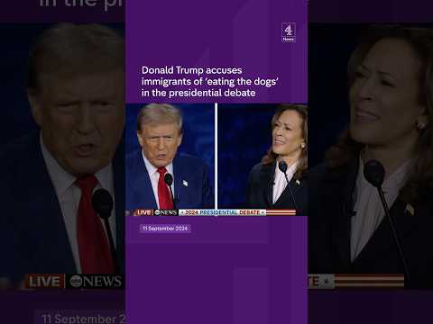 Trump accuses immigrants of 'eating dogs'