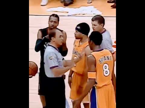 Allen Iverson “fighting” with Kobe Bryant (2001) - verbally