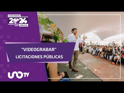 Propone Máynez “videograbar” las licitaciones públicas
