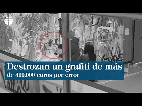 Destrozan un grafiti de más de 400.000 euros pensando que se trataba de una obra colaborativa