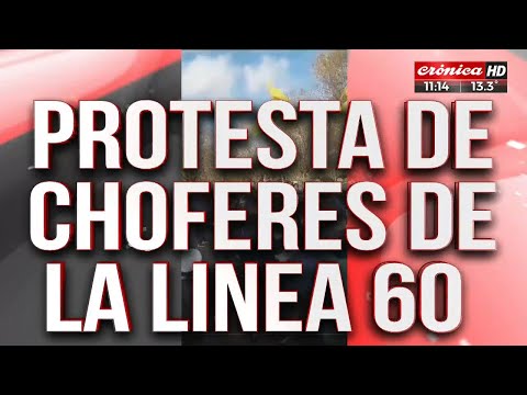 Protesta y corte en Panamericana: habla delegado de la línea 60