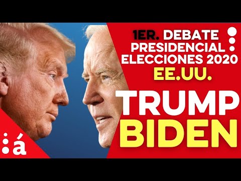 Primer debate presidencial de los EE.UU. #Trump VS #Biden