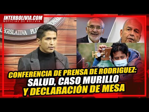 ? Conferencia De Prensa de Andrónico Rodriguez sobre : Salud, Caso Murillo y Carlos Mesa ?